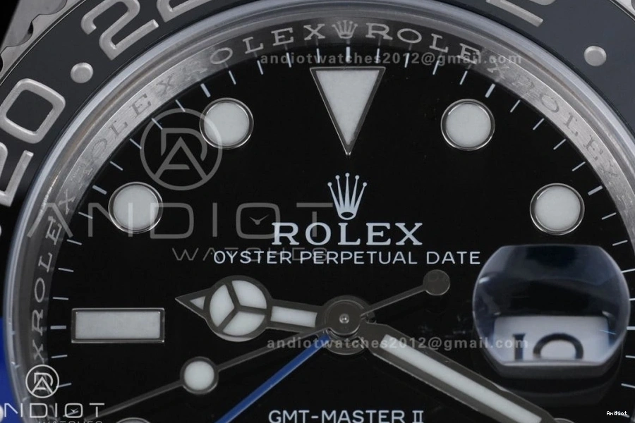 SS Edition Master 1:1 New II Oyster 126710 Bracelet SH3285 BLNR On ARF GMT V2 Best Batman 904L 0319